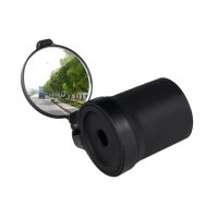 Navlékací zpětné zrcátko na kolo 360° - Černé, 28-32 mm
